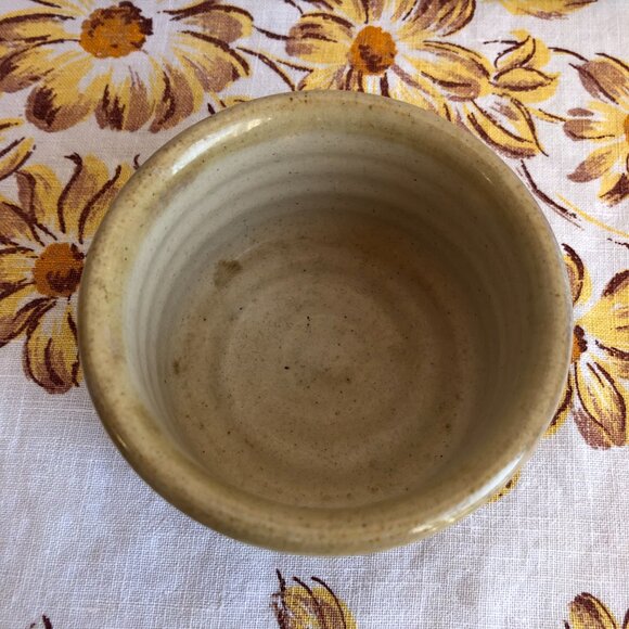 Handcrafted Ceramic Accent Bowl - Blue and Brown - Picture 4 of 5